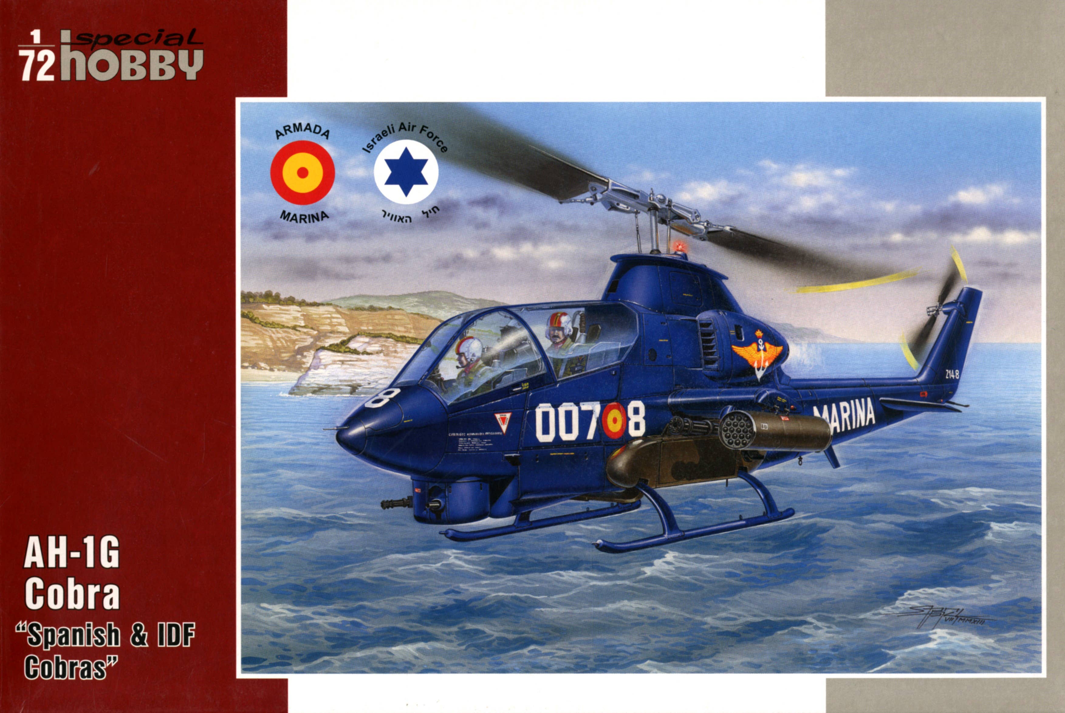 Special Hobby 1/72 AH-1G Cobra Spanish IDF Service | 8594071084004