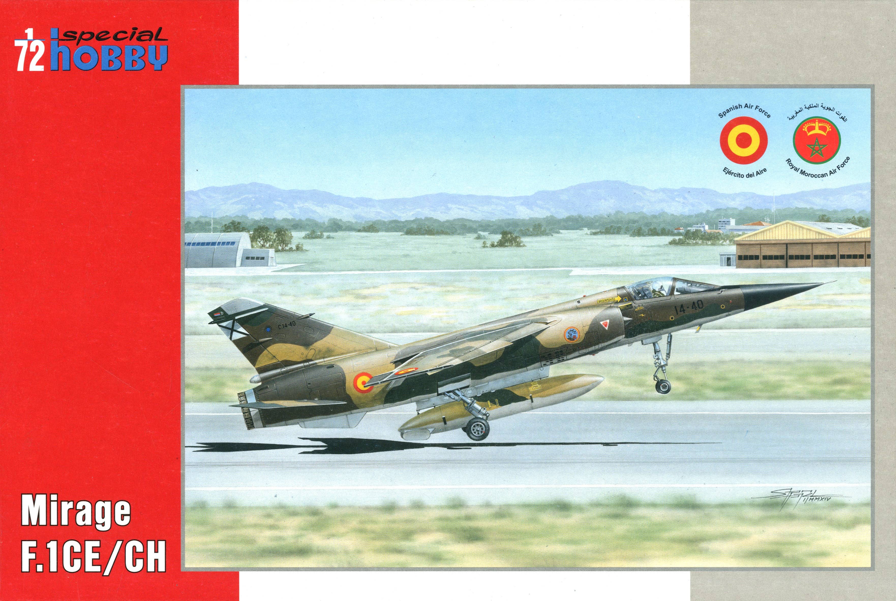 Special Hobby 1/72 Mirage F.1 CE/CH | 8594071085391