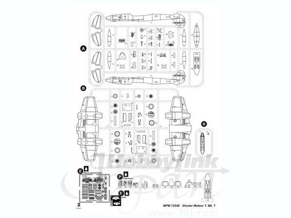 Special Hobby 1/72 Gloster Meteor T Mk.7 | 8594071082512