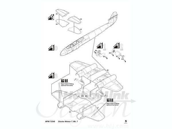 Special Hobby 1/72 Gloster Meteor T Mk.7 | 8594071082512
