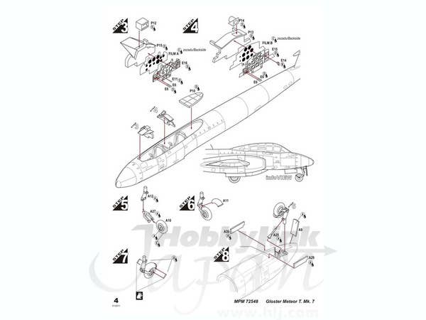 Special Hobby 1/72 Gloster Meteor T Mk.7 | 8594071082512