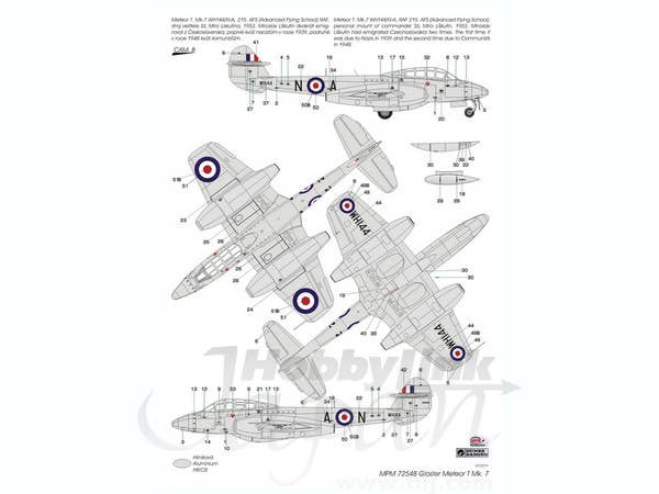 Special Hobby 1/72 Gloster Meteor T Mk.7 | 8594071082512