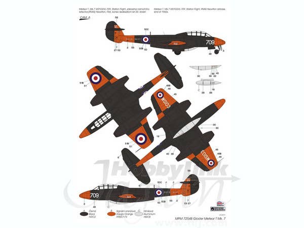Special Hobby 1/72 Gloster Meteor T Mk.7 | 8594071082512