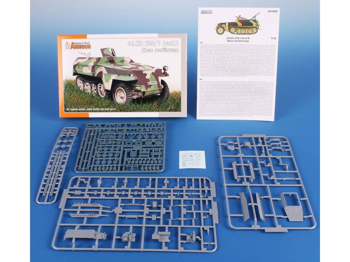 Special Hobby 1/72 Sd.Kfz 250/1 Ausf.B (Neue Ausführung) | 8594071089665