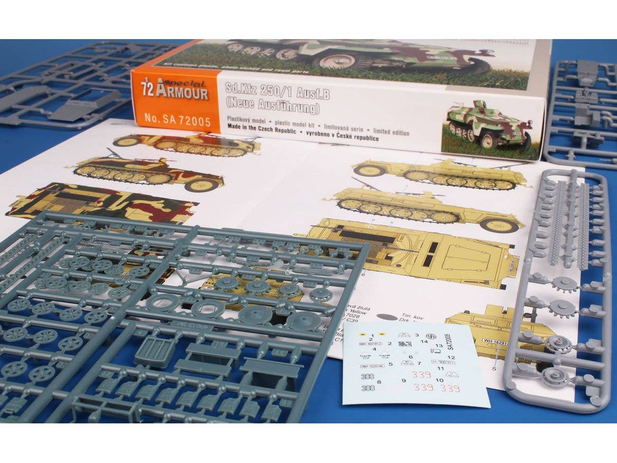 Special Hobby 1/72 Sd.Kfz 250/1 Ausf.B (Neue Ausführung) | 8594071089665