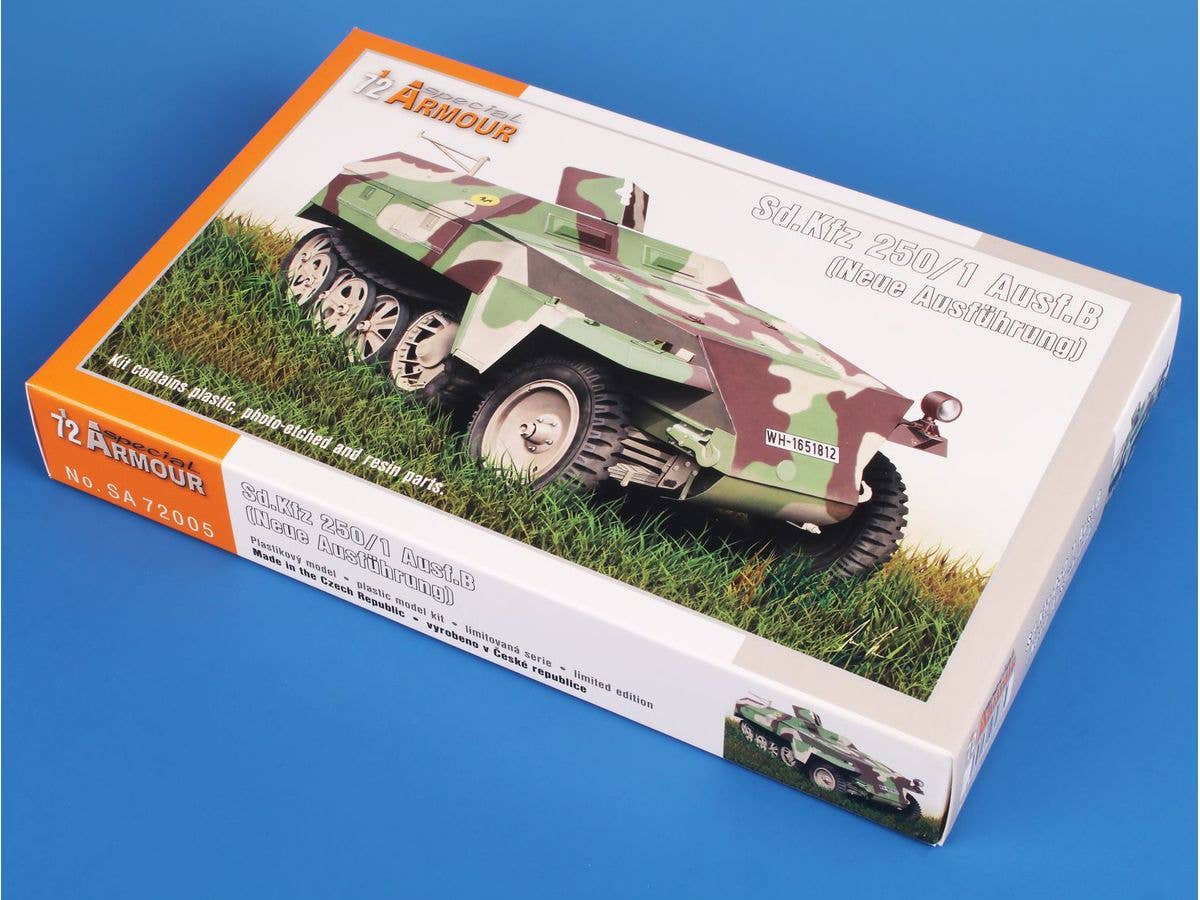 Special Hobby 1/72 Sd.Kfz 250/1 Ausf.B (Neue Ausführung) | 8594071089665