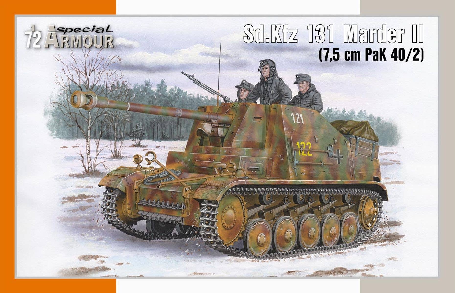 Special Armour 1/72 Sd.Kfz.131 Marder II (7.5 cm PaK 40/2) | 8594071087715