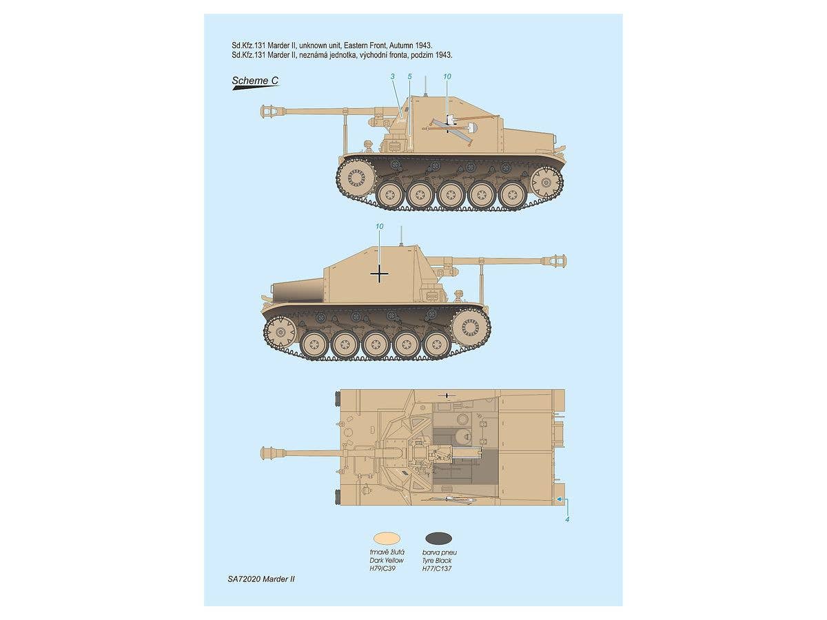 Special Armour 1/72 Sd.Kfz.131 Marder II (7.5 cm PaK 40/2) | 8594071087715