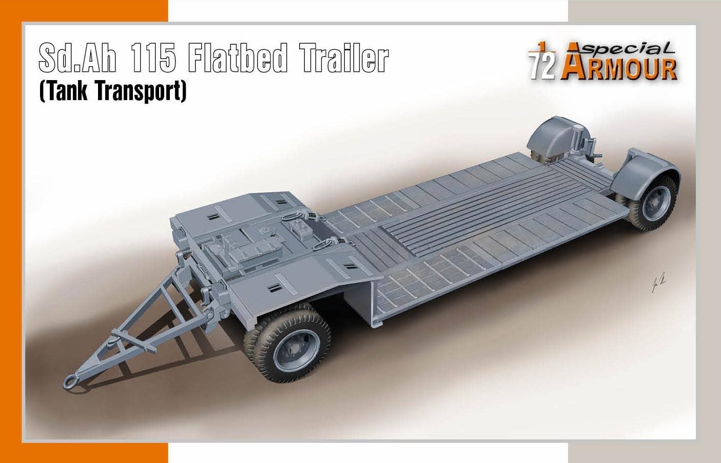 Special Armour 1/72 Sd.Ah.115 Flatbed Trailer Tank Transport | 8594071087838