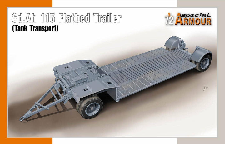 Special Armour 1/72 Sd.Ah.115 Flatbed Trailer Tank Transport | 8594071087838
