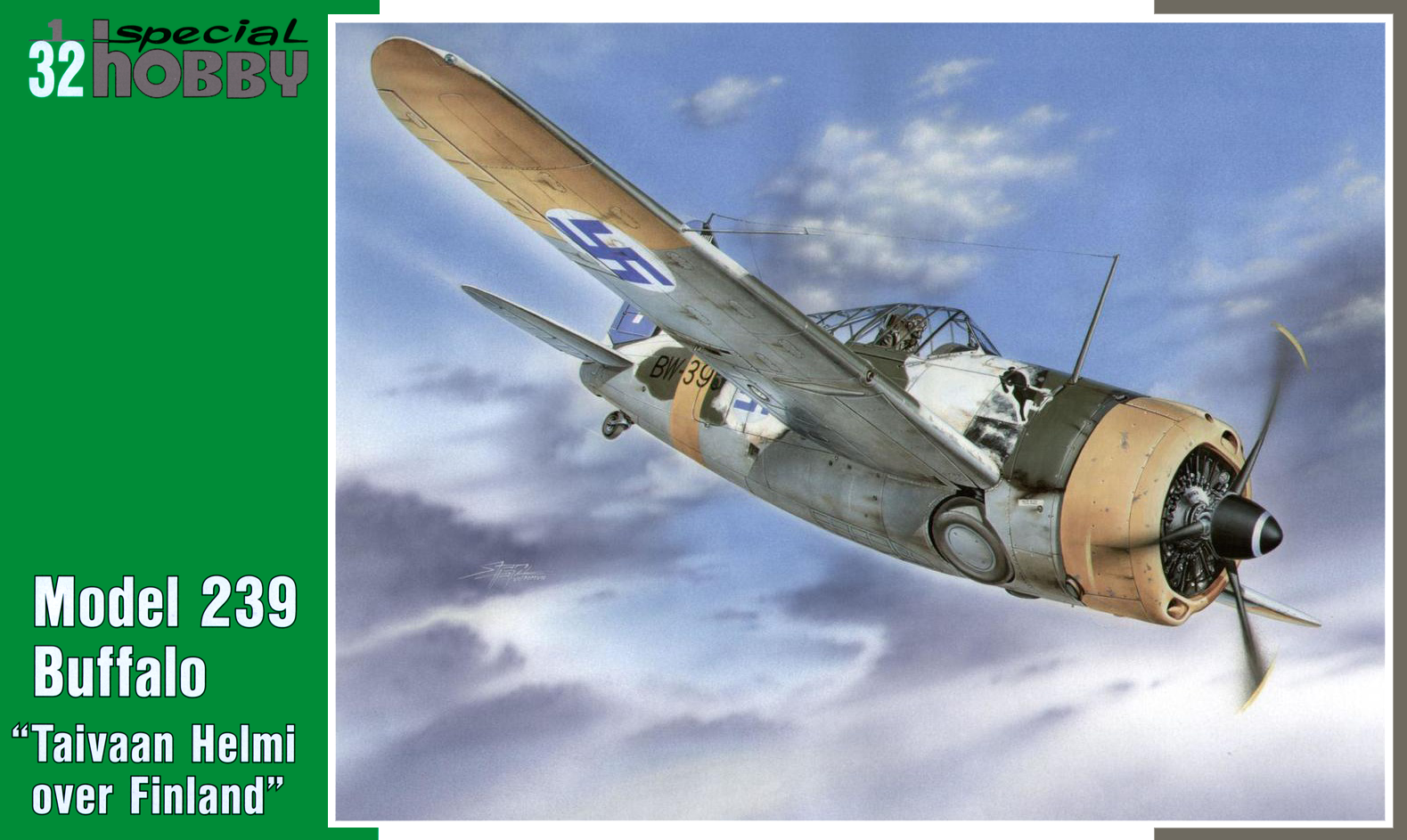 Special Hobby 1/32 Model 239 Buffalo Taivaan Helmi Over Finland | 8594071081089