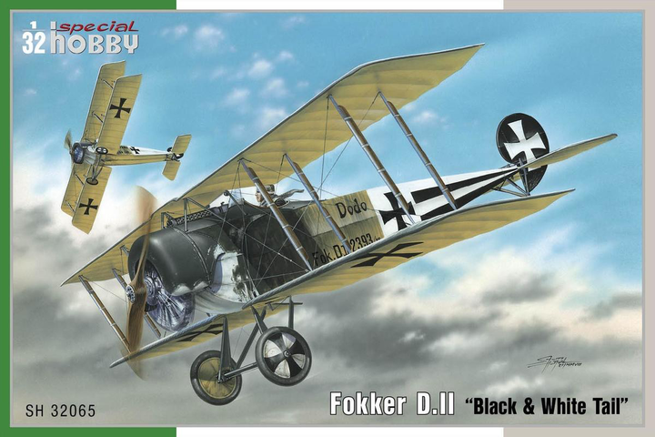 Special Hobby 1/32 Fokker D.II Black & White Tail | 8594071086206