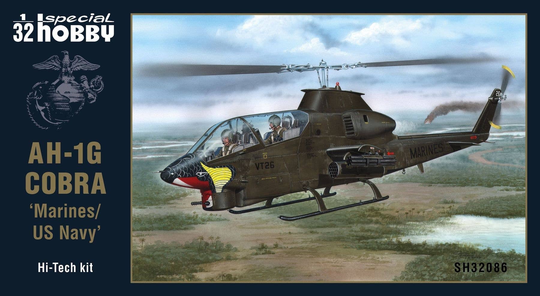 Special Hobby 1/32 AH-1G Cobra ‘Marines/Us Navy’ Hi-Tech Kit | 8594071088712