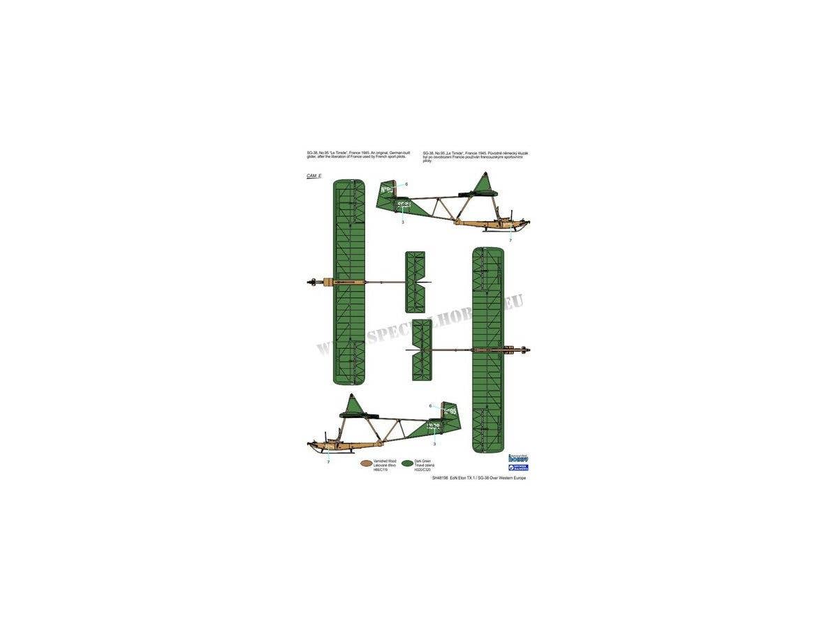 Special Hobby 1/48 EoN Eton TX.1/ SG-38 Over Western Europe | 8594071087005