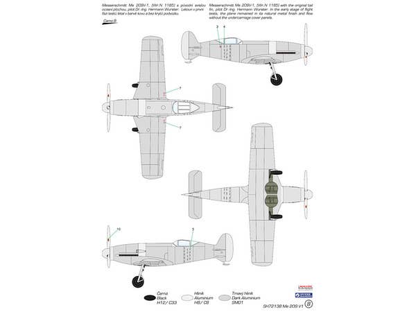 Special Hobby 1/72 Messerschmitt Me 209V-1 | 8594071086497