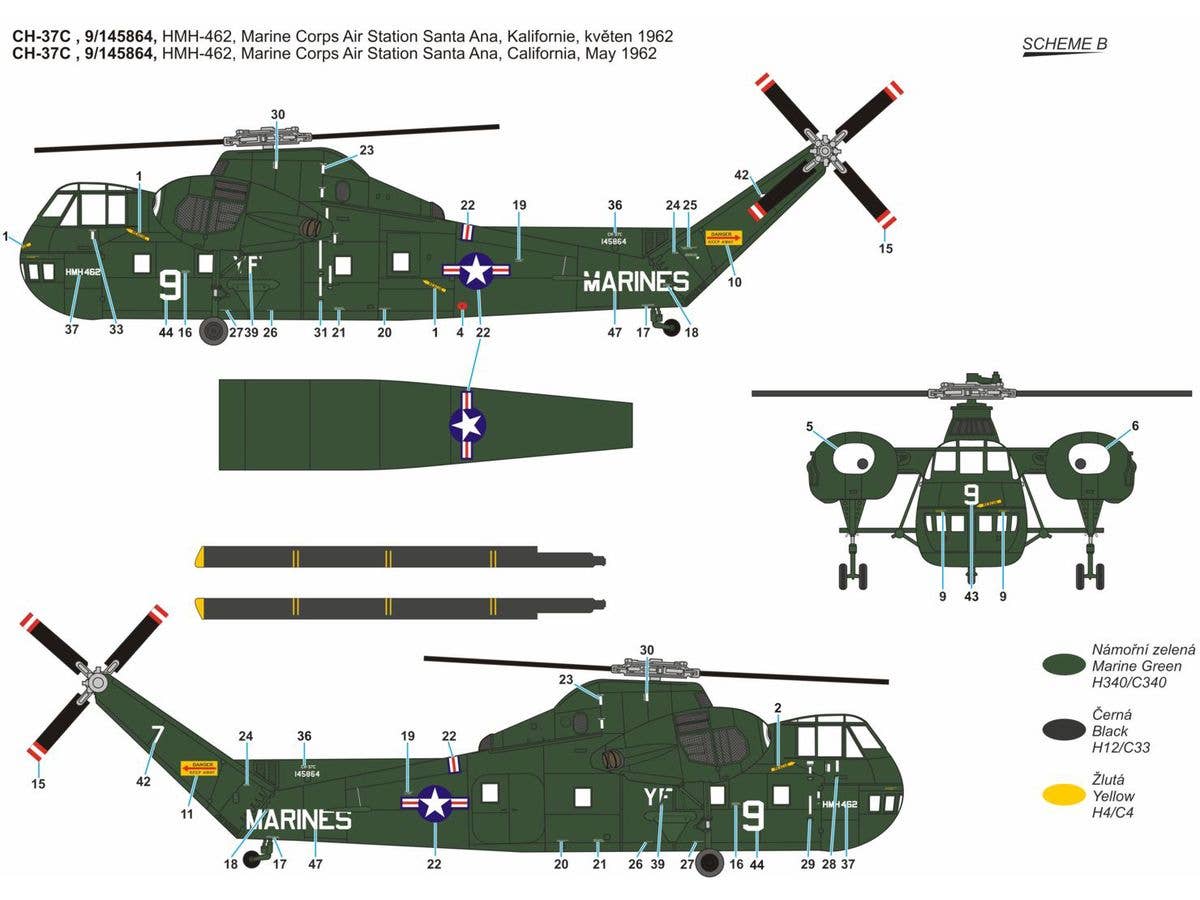 Special Hobby 1/72 CH-37C "Deuce USMC" | 8594071081201