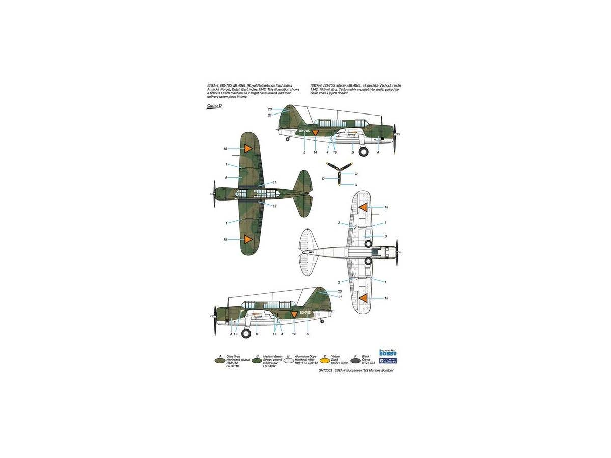 Special Hobby 1/72 SB2A-4 Buccaneer 'US Marines Bomber' | 8594071087500