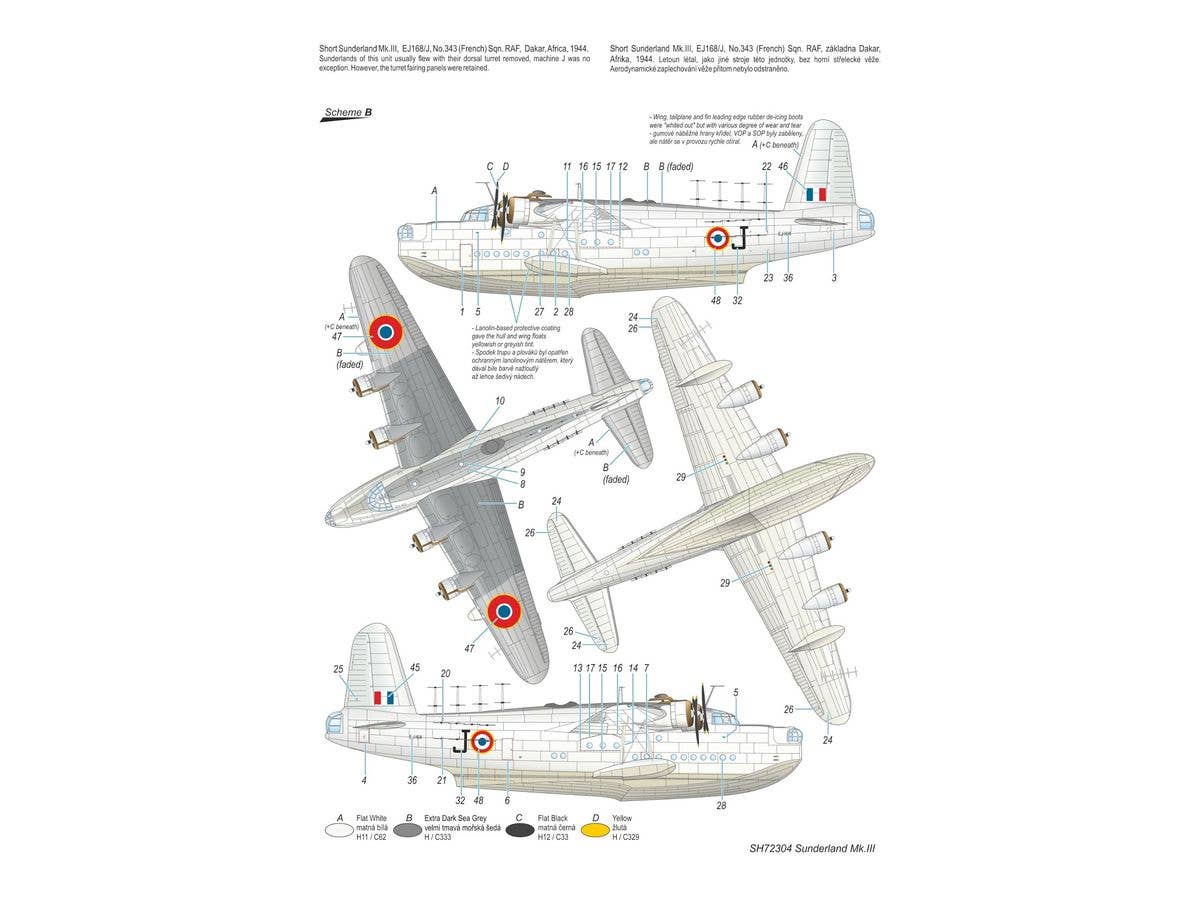 Special Hobby 1/72 Short Sunderland Mk.III ‘U-Boat Killers’ | 8594071087524