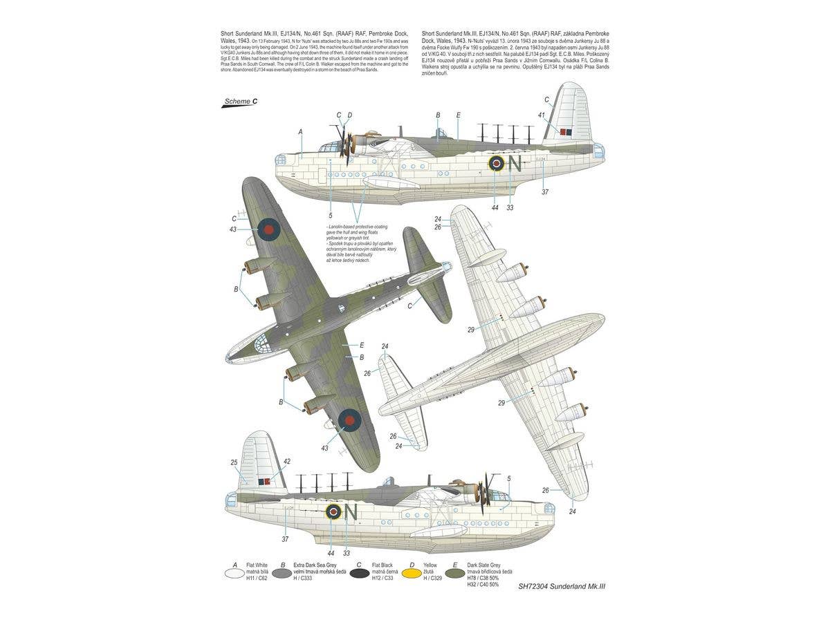 Special Hobby 1/72 Short Sunderland Mk.III ‘U-Boat Killers’ | 8594071087524