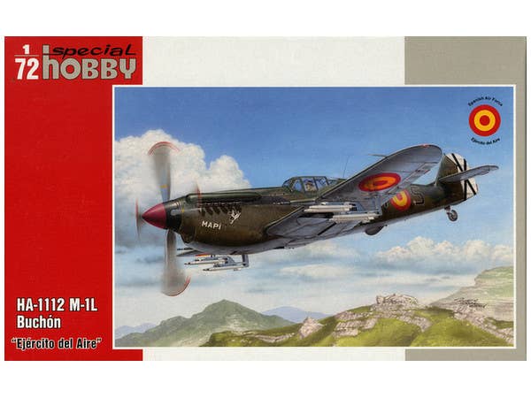 Special Hobby 1/72 HA-1112 M-1L Buchon 'Ejercito del Aire' | 8594071084608
