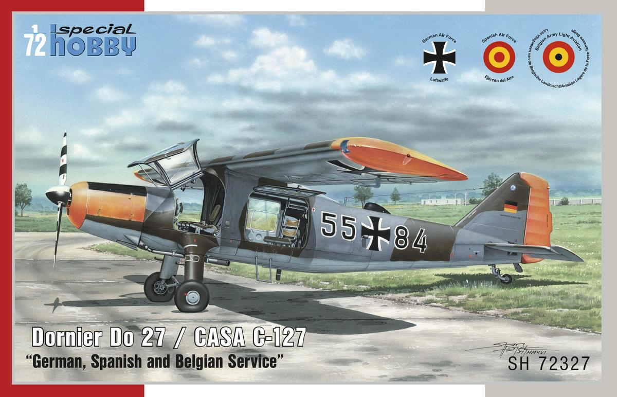 Special Hobby 1/72 Dornier Do 27 'German, Spanish and Belgian Service' | 8594071085841