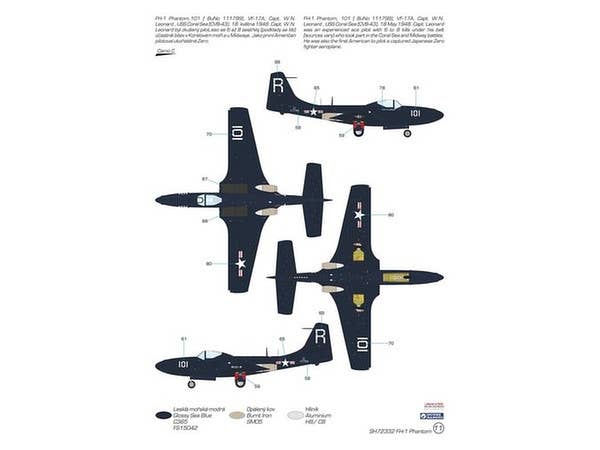 Special Hobby 1/72 FH-1 Phantom 'First US NAVY Jet Fighter' | 8594071086602