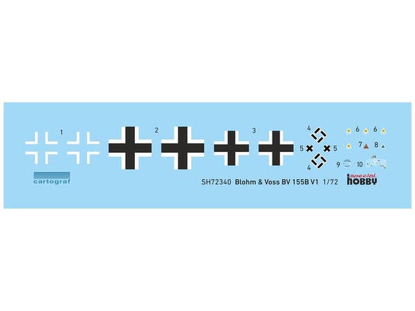 Special Hobby 1/72 Blohm & Voss BV 155V-1 | 8594071086442