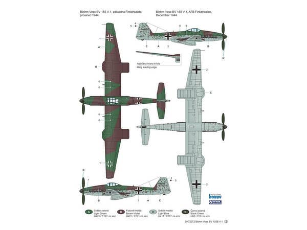 Special Hobby 1/72 Blohm & Voss BV 155V-1 | 8594071086442