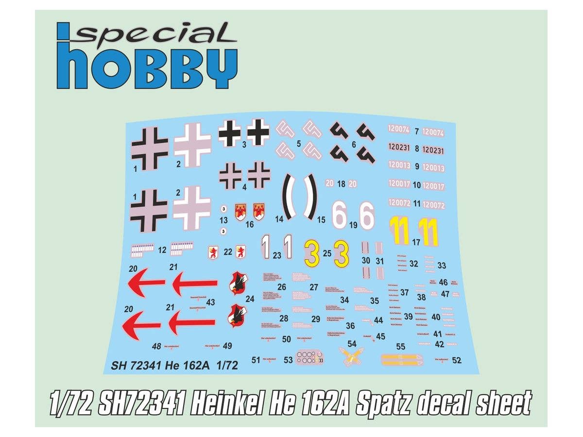 Special Hobby 1/72 Heinkel He 162 Spatz | 8594071087371