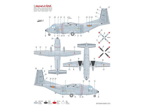 Special Hobby 1/72 CASA C-212-100 | 8594071086183