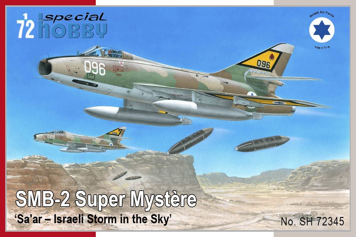 Special Hobby 1/72 SMB-2 Super Mystere 'Sa'ar - Israeli Storm in the Sky' | 8594071087135