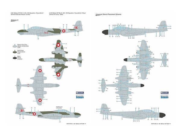 Special Hobby 1/72 A.W. Meteor NF Mk.11 | 8594071087494
