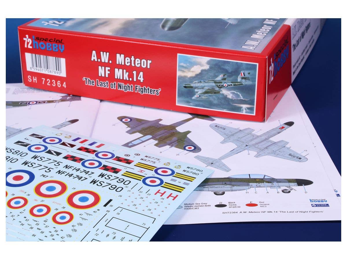 Special Hobby 1/72 A.W. Meteor NF Mk.14 'The Last of Night Fighters' | 8594071087890