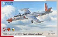 Special Hobby 1/72 Fouga CM.170 Magister French, Belgian and Irish Service | 8594071087531