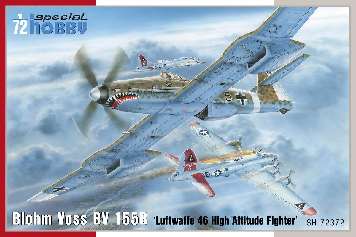 Special Hobby 1/72 Blohm Voss BV 155B-1 “Luftwaffe 46 High Altitude Fighter” | 8594071086930