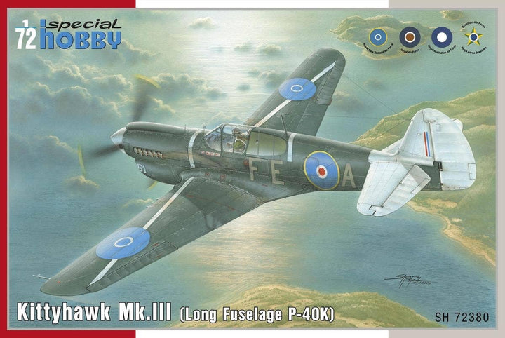 Special Hobby 1/72 Kittyhawk Mk.lll 'P-40 K Long Fuselage' | 8594071086473
