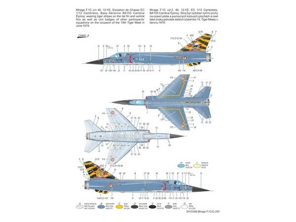 Special Hobby 1/72 Mirage F.1C/C-200 Armee de I'Air | 8594071086725