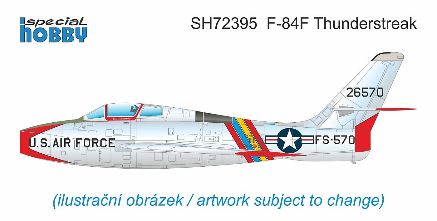 Special Hobby 1/72 F-84F Thunderstreak ‘US Swept-wing Thunder’, Aircraft | 8594071089573