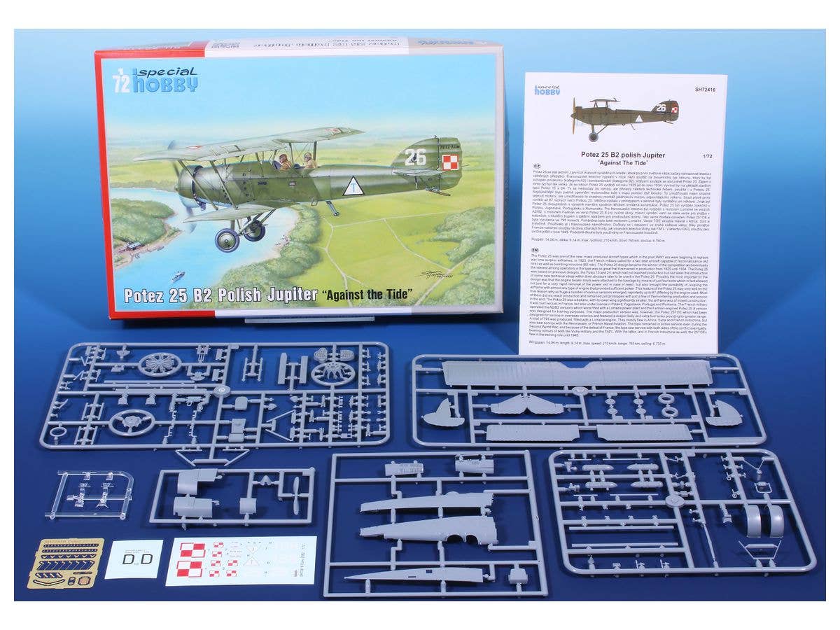 Special Hobby 1/72 Potez 25 B2 Polish Jupiter 'Against the Tide' | 8594071088323