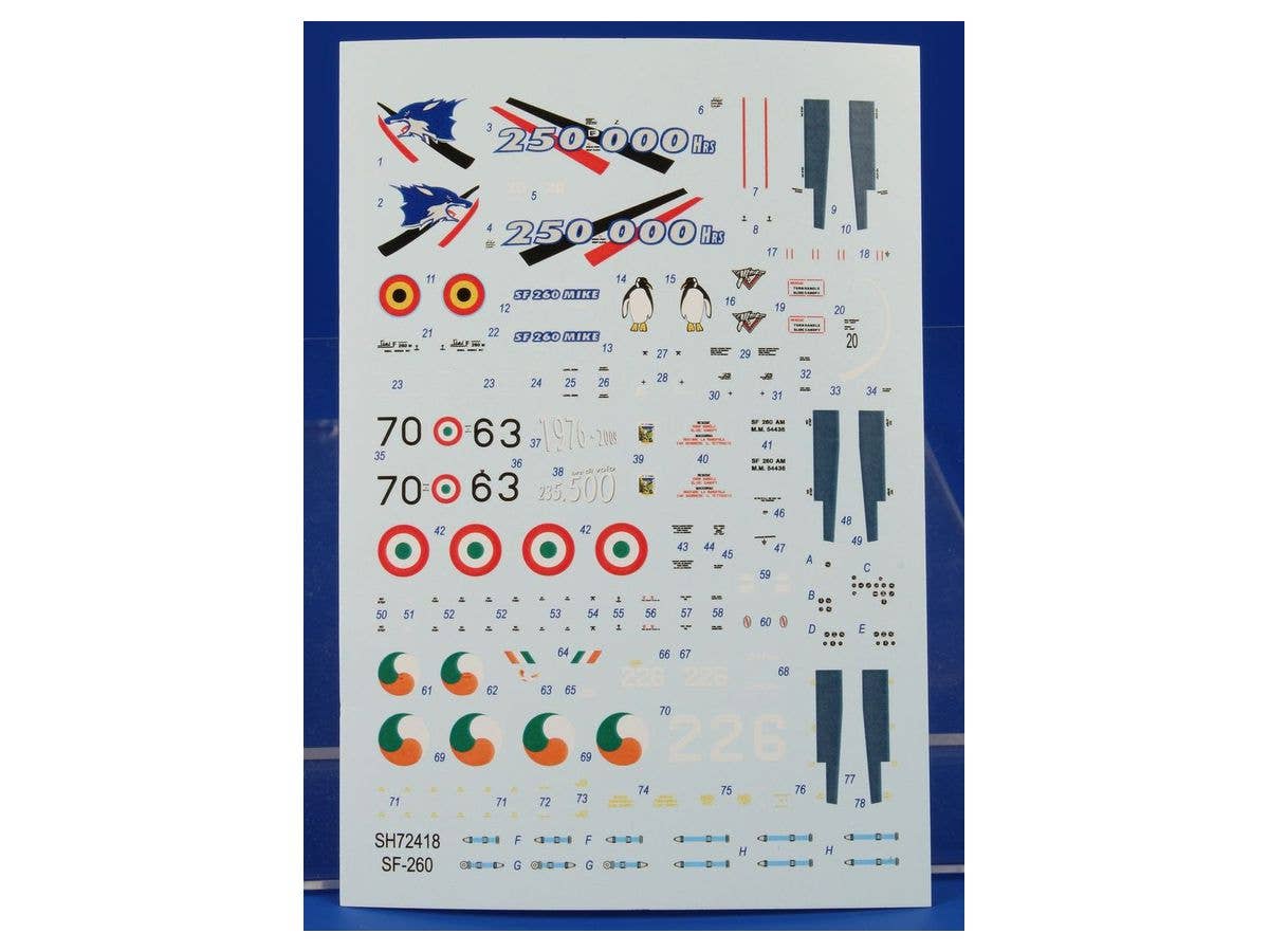 Special Hobby 1/72 SIAI-Marchetti SF-260M/AM/W | 8594071087807