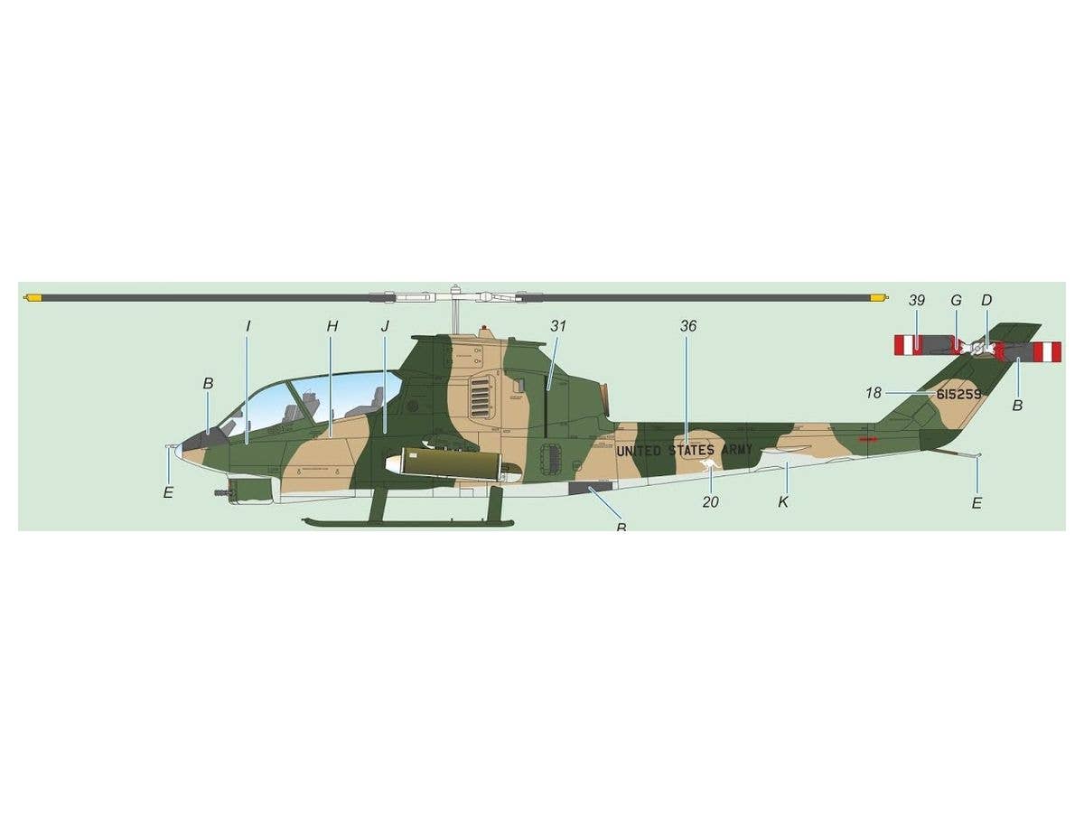 Special Hobby 1/72 AH-1G Cobra Early Tails | 8594071087678