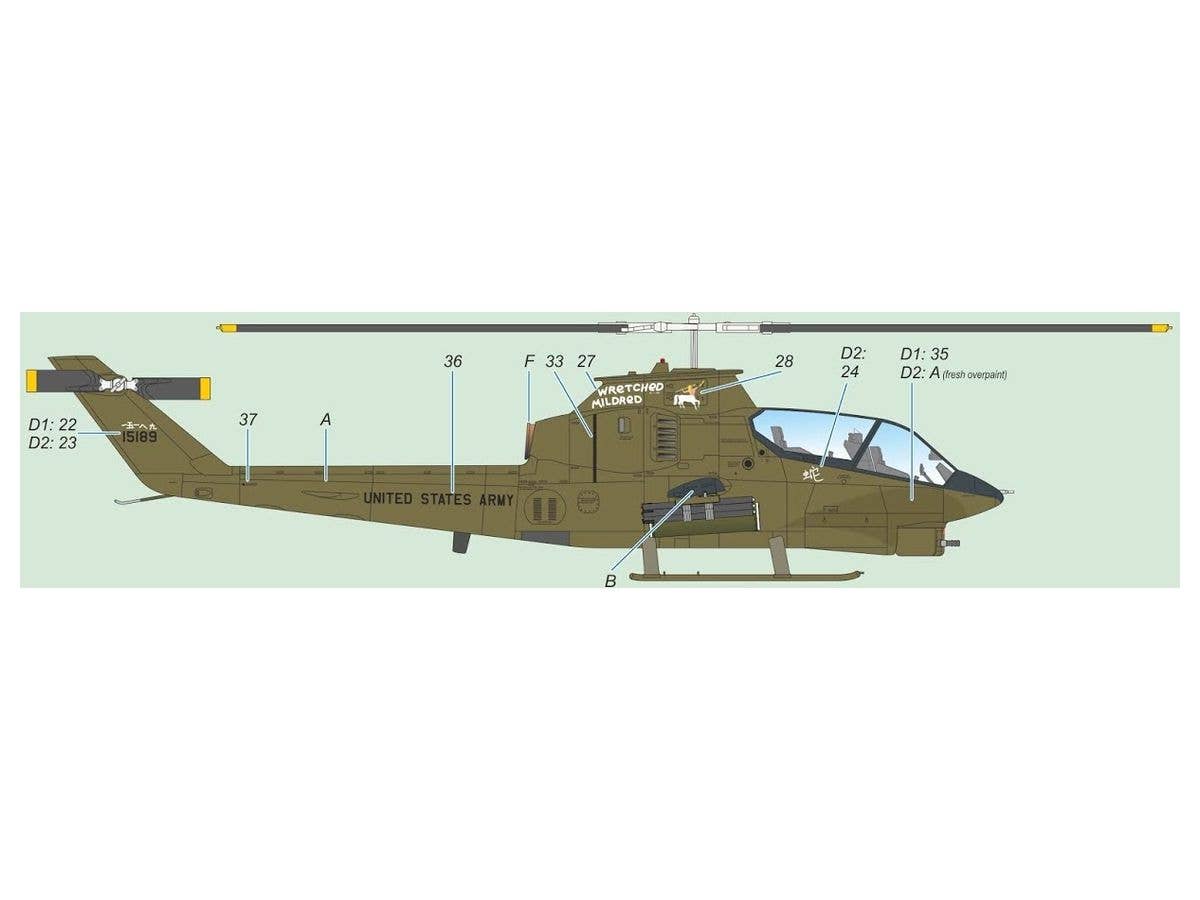 Special Hobby 1/72 AH-1G Cobra Early Tails | 8594071087678