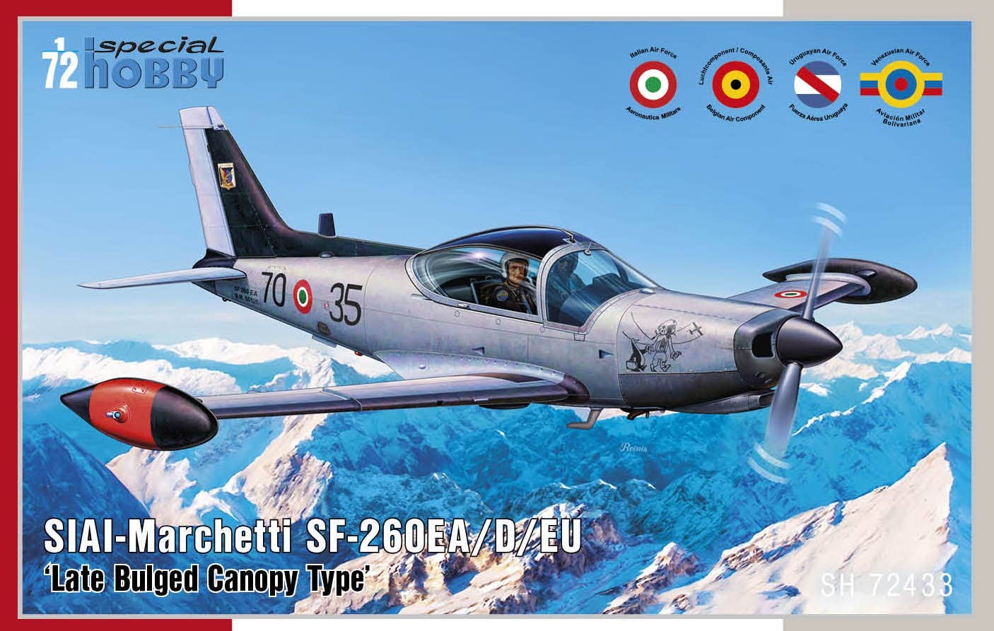 Special Hobby 1/72 SIAI-Marchetti SF-260EA/D/EU 'Late Bulged Canopy Type' | 8594071087937