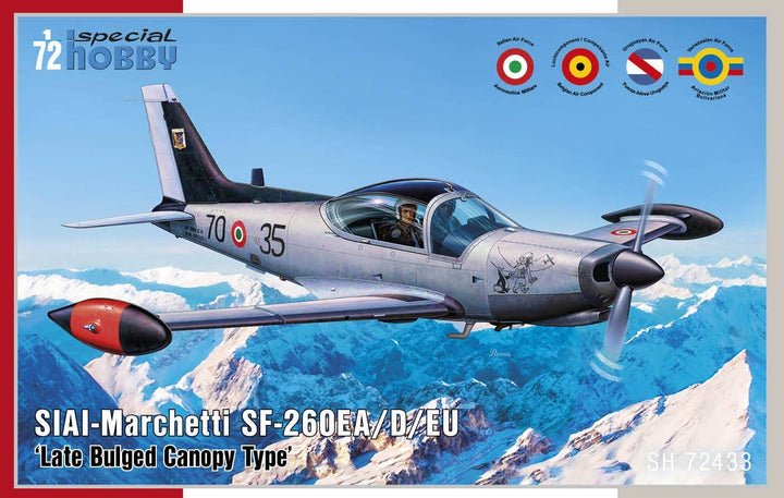Special Hobby 1/72 SIAI-Marchetti SF-260EA/D/EU 'Late Bulged Canopy Type' | 8594071087937