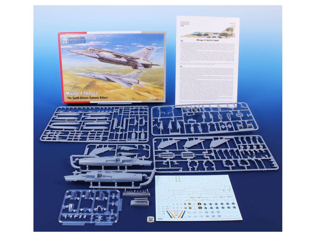 Special Hobby 1/72 Mirage F.1AZ/CZ 'The South African Commie Killers' | 8594071088125