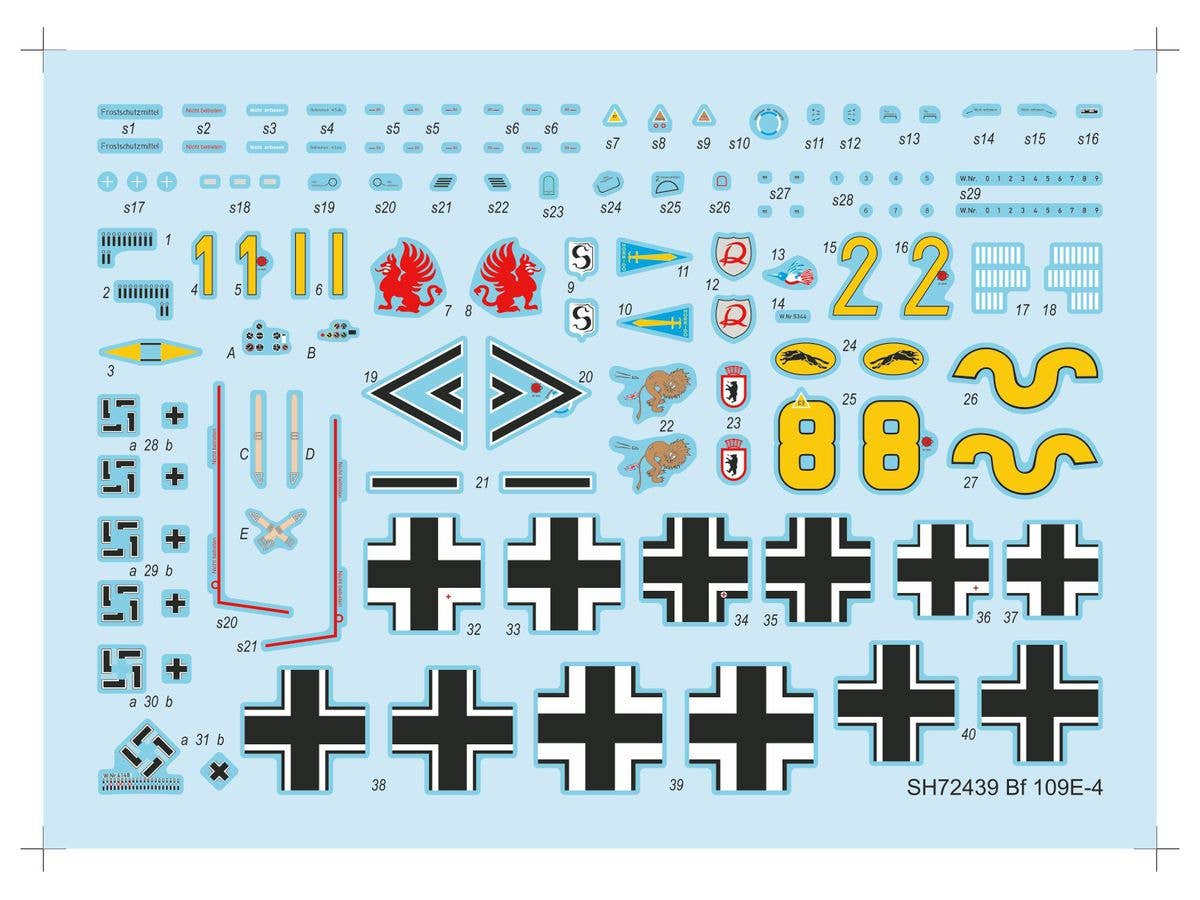 Special Hobby 1/72 Messerschmitt Bf 109E-4 | 8594071087791