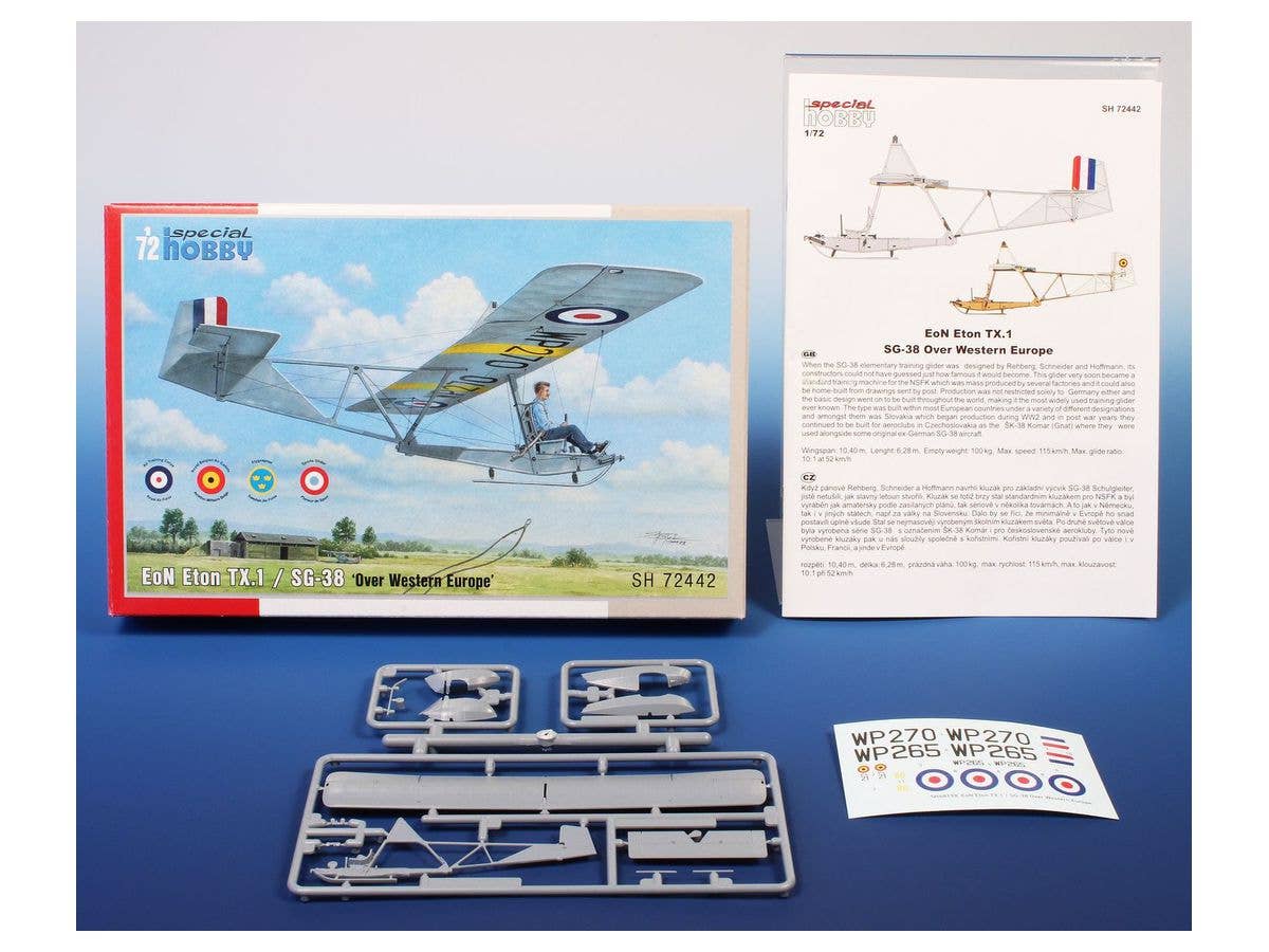 Special Hobby 1/72 EoN Eton TX.1 / SG-38 Over Western Europe | 8594071087739