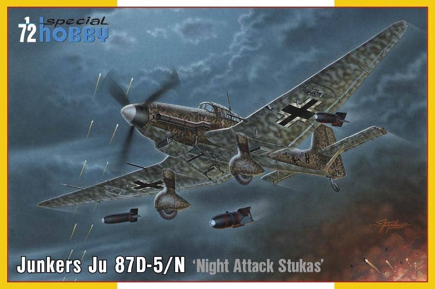 Special Hobby 1/72 Junkers Ju 87D-5/N/D-8 ‘Night Attack Stukas’ | 8594071088590