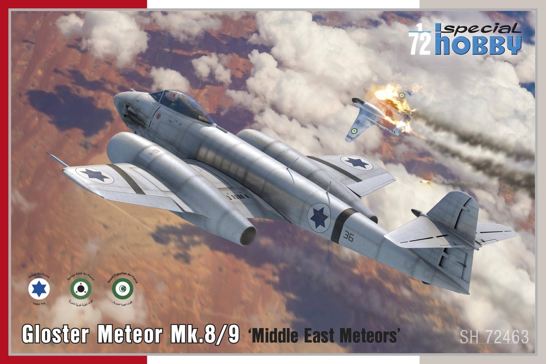 Special Hobby 1/72 Gloster Meteor Mk.8/9 ‘Middle East Meteors’ | 8594071088637