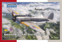 Special Hobby 1/72 Nakajima Ki-43-II Ko/Otsu Hayabusa  ‘Japan's allies’ | 8594071089214